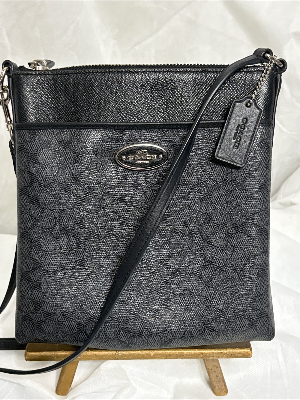 Coach Signature Crossbody Messenger Bag